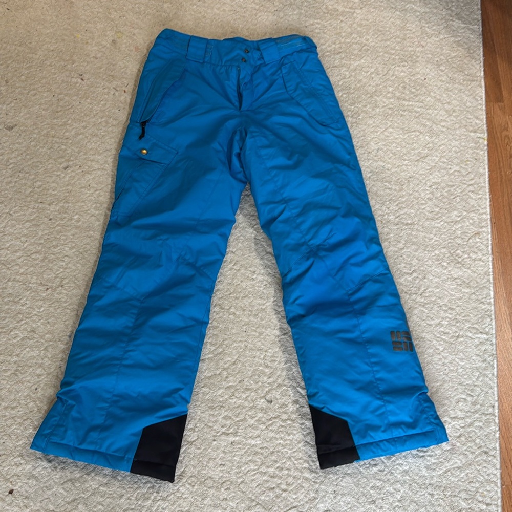 Columbia blue Snow pants for boys. 14/16